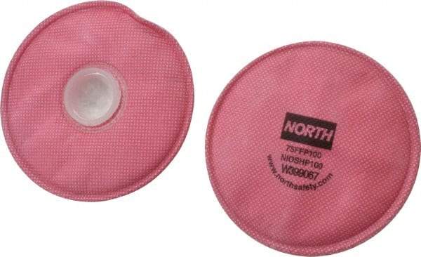 North - Magenta P100 Filter - Protects Against Particulates, Series 75FF - Americas Industrial Supply