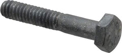 Value Collection - 1/4-20 Thread, 1-1/2" Length Under Head, Steel Hex Head Bolt - Hot Dipped Galvanized Coated, 7/16" Hex, UNC Thread, ANSI/ASME B18.2.2 & ASME B18.2.1, Grade 2 - Americas Industrial Supply