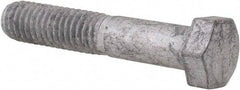 Value Collection - 3/8-16 Thread, 2" Length Under Head, Steel Hex Head Bolt - Hot Dipped Galvanized Coated, UNC Thread, ASTM A307, Grade 2 - Americas Industrial Supply