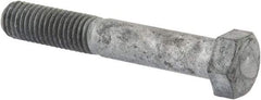 Value Collection - 5/8-11 Thread, 4" Length Under Head, Steel Hex Head Bolt - Hot Dipped Galvanized Coated, 15/16" Hex, UNC Thread, ANSI/ASME B18.2.2 & ASME B18.2.1, Grade 2 - Americas Industrial Supply