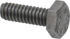 Value Collection - 1/4-20 Thread, 3/4" Length Under Head, Steel Hex Head Bolt - Uncoated, UNC Thread, ASTM A307, Grade 2 - Americas Industrial Supply