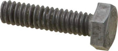 Value Collection - 1/4-20 Thread, 1" Length Under Head, Steel Hex Head Bolt - Uncoated, UNC Thread, ASTM A307, Grade 2 - Americas Industrial Supply