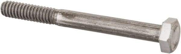 Value Collection - 1/4-20 Thread, 2-1/2" Length Under Head, Steel Hex Head Bolt - Uncoated, UNC Thread, ASTM A307, Grade 2 - Americas Industrial Supply