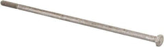 Value Collection - 1/4-20 Thread, 8" Length Under Head, Steel Hex Head Bolt - Uncoated, UNC Thread, ASTM A307, Grade 2 - Americas Industrial Supply