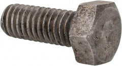 Value Collection - 5/16-18 Thread, 7/8" Length Under Head, Steel Hex Head Bolt - Uncoated, UNC Thread, ASTM A307, Grade 2 - Americas Industrial Supply