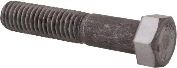 Value Collection - 7/16-14 Thread, 2-1/4" Length Under Head, Steel Hex Head Bolt - Uncoated, UNC Thread, ASTM A307, Grade 2 - Americas Industrial Supply