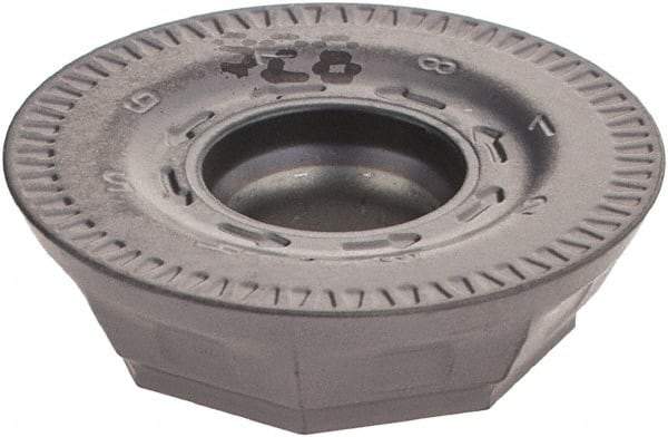 Iscar - RFMT1905 76 Grade IC928 Carbide Milling Insert - TiAlN Finish, 0.2157" Thick, 0.7772" Inscribed Circle - Americas Industrial Supply