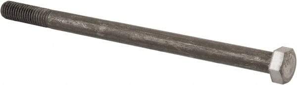 Value Collection - 1/2-13 UNC, 8" Length Under Head Hex Head Cap Screw - Partially Threaded, Grade 2 Steel, Uncoated - Americas Industrial Supply