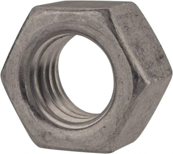 Value Collection - 5/8-11 UN Aluminum Right Hand Hex Nut - 15/16" Across Flats, 35/64" High, Uncoated - Americas Industrial Supply