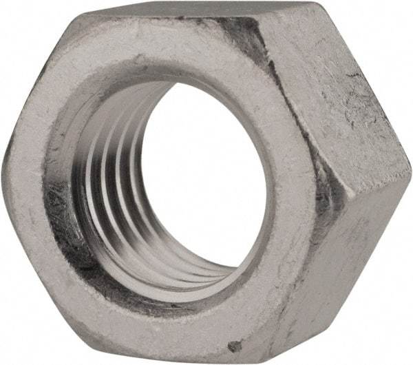 Value Collection - 3/4-10 UN Aluminum Right Hand Hex Nut - 1-1/8" Across Flats, 41/64" High, Uncoated - Americas Industrial Supply