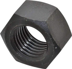 Value Collection - 1-1/4 - 7 UNC Steel Right Hand Hex Nut - 1-7/8" Across Flats, 1-1/16" High, Uncoated - Americas Industrial Supply