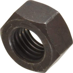 Value Collection - 5/16-24 UNF Steel Right Hand Hex Nut - 1/2" Across Flats, 17/64" High, Uncoated - Americas Industrial Supply