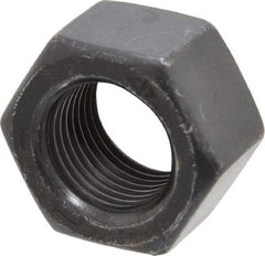 Value Collection - 5/8-18 UNF Steel Right Hand Hex Nut - 15/16" Across Flats, 35/64" High, Black Oxide Finish - Americas Industrial Supply