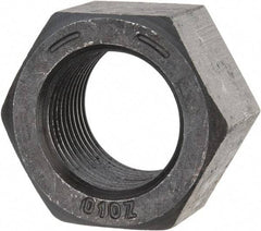 Value Collection - 1-1/8 - 12 UN Steel Right Hand Hex Nut - 1-11/16" Across Flats, 31/32" High, Uncoated - Americas Industrial Supply