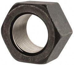 Value Collection - 1-3/8 - 12 UN Steel Right Hand Hex Nut - 2-1/16" Across Flats, 1-11/64" High, Uncoated - Americas Industrial Supply