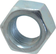 Value Collection - 5/8-18 UNF Steel Right Hand Hex Nut - 15/16" Across Flats, 35/64" High, Zinc-Plated Finish - Americas Industrial Supply