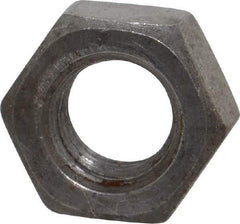 Value Collection - 7/16-14 UNC Steel Right Hand Hex Nut - 11/16" Across Flats, 3/8" High, Uncoated - Americas Industrial Supply