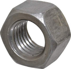 Value Collection - 7/8-9 UN Steel Right Hand Hex Nut - 1-5/16" Across Flats, 3/4" High, Uncoated - Americas Industrial Supply