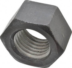 Value Collection - 1-3/4 - 5 UNC Steel Right Hand Hex Nut - 2-5/8" Across Flats, 1-1/2" High, Uncoated - Americas Industrial Supply