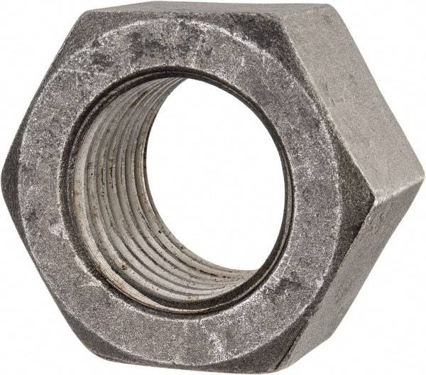 Value Collection - 2-1/2 - 4 UNC Steel Right Hand Hex Nut - 3-3/4" Across Flats, 2-9/64" High, Uncoated - Americas Industrial Supply