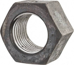 Value Collection - 2-3/4 - 4 UNC Steel Right Hand Hex Nut - 4-1/8" Across Flats, 2-23/64" High, Uncoated - Americas Industrial Supply