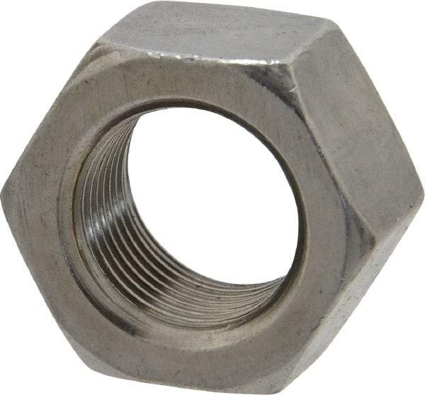 Value Collection - 3/4-16 UNF Steel Right Hand Hex Nut - 1-1/8" Across Flats, 0.6406" High, Uncoated - Americas Industrial Supply