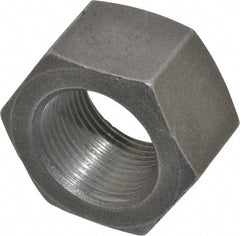 Value Collection - 1-1/4 - 12 UNF Steel Right Hand Hex Nut - 1-7/8" Across Flats, 1-1/16" High, Uncoated - Americas Industrial Supply