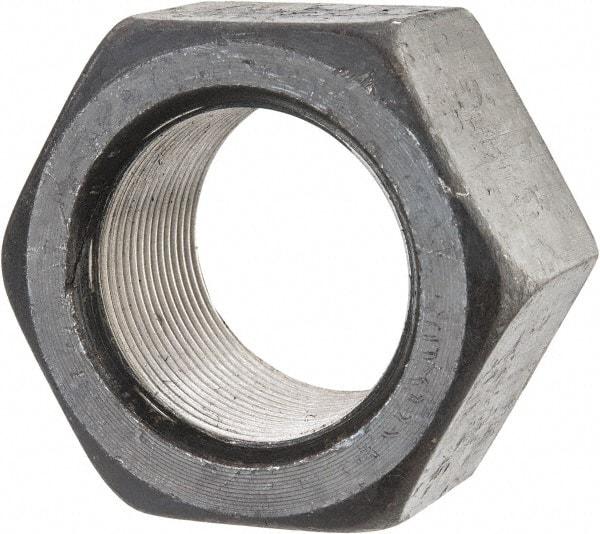 Value Collection - 1-3/4 - 12 UN Steel Right Hand Hex Nut - 2-5/8" Across Flats, 1-1/2" High, Uncoated - Americas Industrial Supply