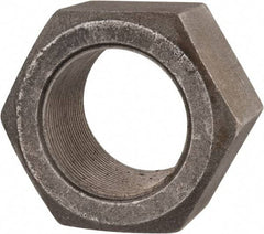 Value Collection - 2-12 UN Steel Right Hand Hex Nut - 3" Across Flats, 1-23/32" High, Uncoated - Americas Industrial Supply