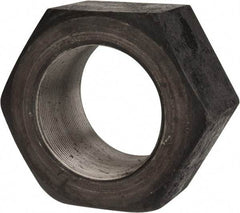 Value Collection - 3-12 UN Steel Right Hand Hex Nut - 4-1/2" Across Flats, 2-37/64" High, Uncoated - Americas Industrial Supply