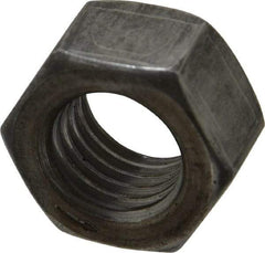 Value Collection - 3/4-10 UNC Steel Left Hand Hex Nut - 1-1/8" Across Flats, 41/64" High, Uncoated - Americas Industrial Supply