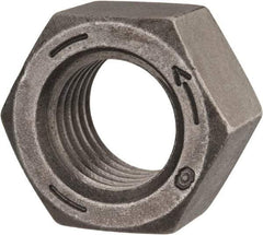 Value Collection - 1-1/8 - 7 UNC Steel Left Hand Hex Nut - 1-11/16" Across Flats, 31/32" High, Uncoated - Americas Industrial Supply