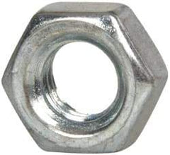 Value Collection - M6x1.00 Metric Coarse Steel Right Hand Hex Nut - 10mm Across Flats, 5mm High, Zinc-Plated Finish - Americas Industrial Supply