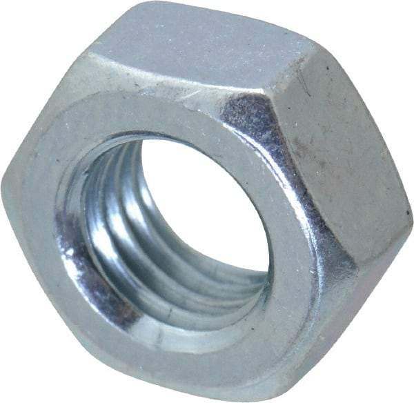 Value Collection - M7x1.00 Steel Right Hand Hex Nut - 11mm Across Flats, 5.5mm High, Zinc-Plated Finish - Americas Industrial Supply