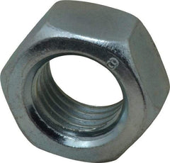 Value Collection - M24x3.00 Steel Right Hand Hex Nut - 36mm Across Flats, 19mm High, Zinc-Plated Finish - Americas Industrial Supply