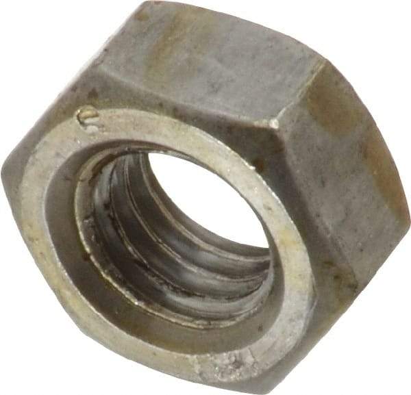 Value Collection - M8x1.25 Steel Right Hand Hex Nut - 13mm Across Flats, 6.5mm High, Uncoated - Americas Industrial Supply