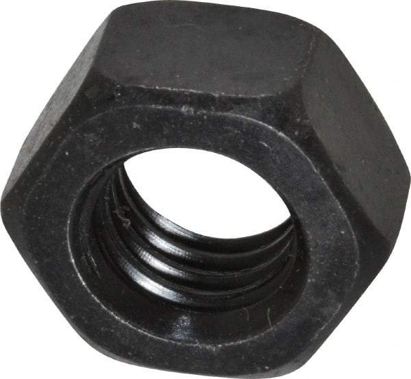 Value Collection - M12x1.75 Steel Right Hand Hex Nut - 19mm Across Flats, 10mm High, Uncoated - Americas Industrial Supply