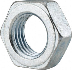 Value Collection - 1-1/4 - 7 UN Steel Right Hand Hex Jam Nut - 1-7/8" Across Flats, 23/32" High, Uncoated - Americas Industrial Supply