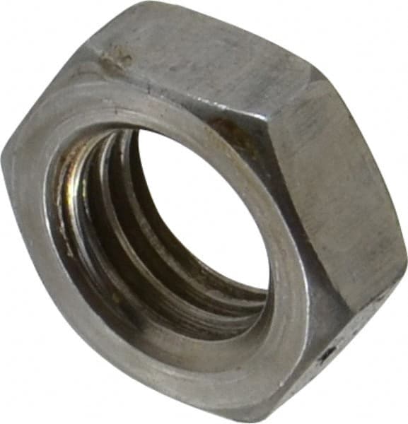 Value Collection - 3/4-10 UNC Steel Right Hand Hex Jam Nut - 1-1/8" Across Flats, 0.4219" High, Uncoated - Americas Industrial Supply