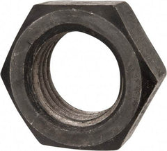 Value Collection - 1-1/2 - 6 UNC Steel Right Hand Hex Jam Nut - 2-1/4" Across Flats, 0.8438" High, Uncoated - Americas Industrial Supply