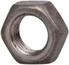 Value Collection - 3/8-24 UNF Steel Right Hand Hex Jam Nut - 9/16" Across Flats, 0.2188" High, Uncoated - Americas Industrial Supply