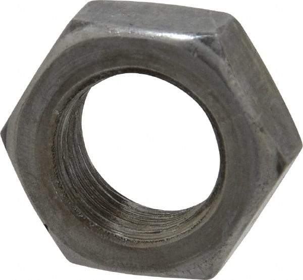 Value Collection - 5/8-18 UNF Steel Right Hand Hex Jam Nut - 15/16" Across Flats, 3/8" High, Uncoated - Americas Industrial Supply