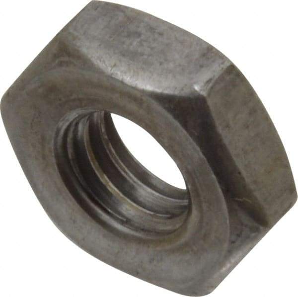 Value Collection - 3/8-16 UNC Steel Right Hand Heavy Hex Jam Nut - 11/16" Across Flats, 15/64" High, Uncoated, 2B Class of Fit - Americas Industrial Supply