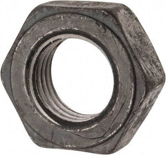 Value Collection - 1-1/4 - 7 UNC Steel Right Hand Heavy Hex Jam Nut - 2" Across Flats, 23/32" High, Uncoated, 2B Class of Fit - Americas Industrial Supply