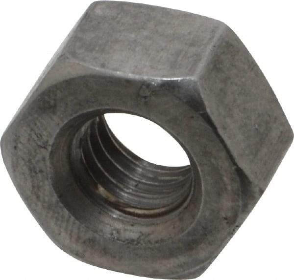 Value Collection - 3/8-16 UNC Steel Right Hand Heavy Hex Nut - 11/16" Across Flats, 23/64" High, Uncoated, 2B Class of Fit - Americas Industrial Supply