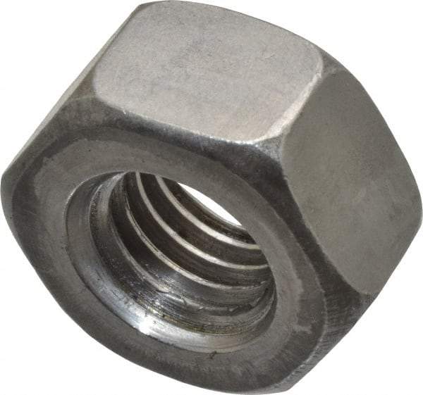 Value Collection - 1/2-13 UNC Steel Right Hand Heavy Hex Nut - 7/8" Across Flats, 31/64" High, Uncoated, 2B Class of Fit - Americas Industrial Supply