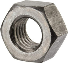 Value Collection - 9/16-12 UNC Steel Right Hand Heavy Hex Nut - 15/16" Across Flats, 35/64" High, Uncoated, 2B Class of Fit - Americas Industrial Supply