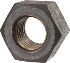 Value Collection - 1-1/8 - 7 UNC Steel Right Hand Heavy Hex Nut - 1-13/16" Across Flats, 1-7/64" High, Uncoated - Americas Industrial Supply