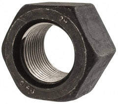 Value Collection - 1-3/4 - 8 UN Steel Right Hand Heavy Hex Nut - 2-3/4" Across Flats, 1-23/32" High, Uncoated, 2B Class of Fit - Americas Industrial Supply