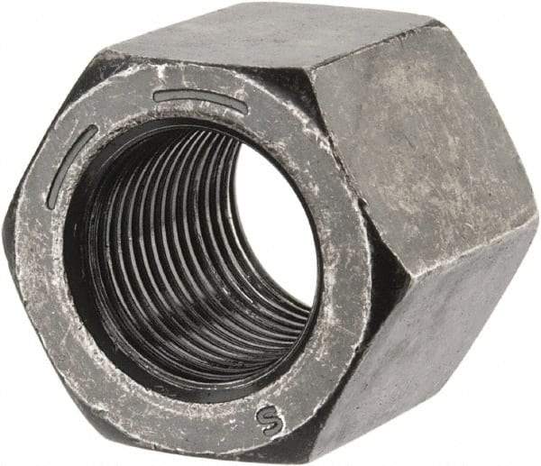 Value Collection - 5/8-18 UNF Steel Right Hand High Hex Nut - 15/16" Across Flats, 27/32" High, Uncoated - Americas Industrial Supply